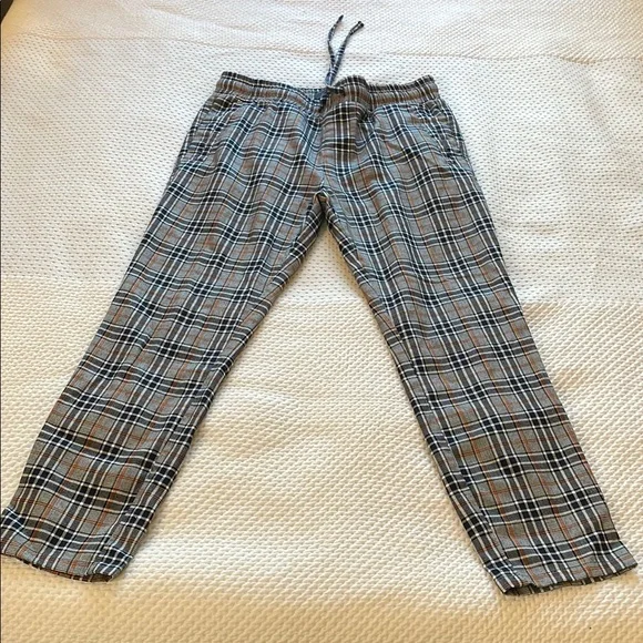 Forever 21 Blue and Brown Joggers with Elastic Waistband - Picture 4 of 7